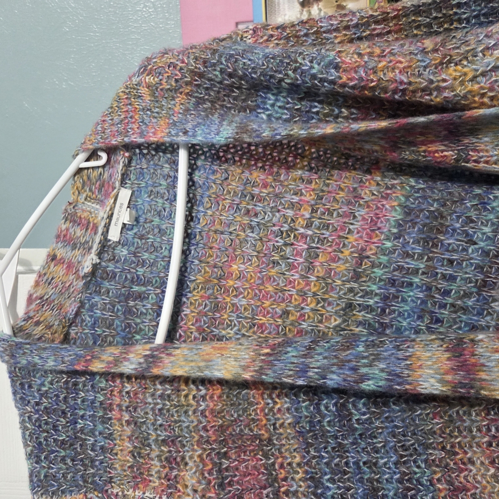 Multicolor Knit Cardigan